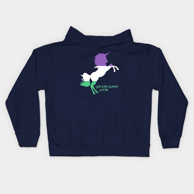 Genderqueer Kids Hoodie by christinamedeirosdesigns